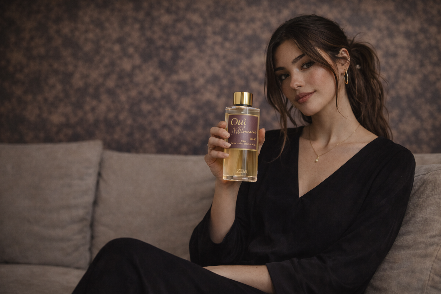 Brume parfumée Oui Brume vaporisateur 200 ml pour corps et cheveux – parfum féminin longue tenue inspiré des grandes fragrances
