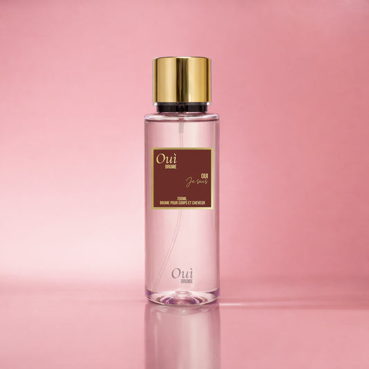 Brume corps Yes I Am Cacharel flacon rouge